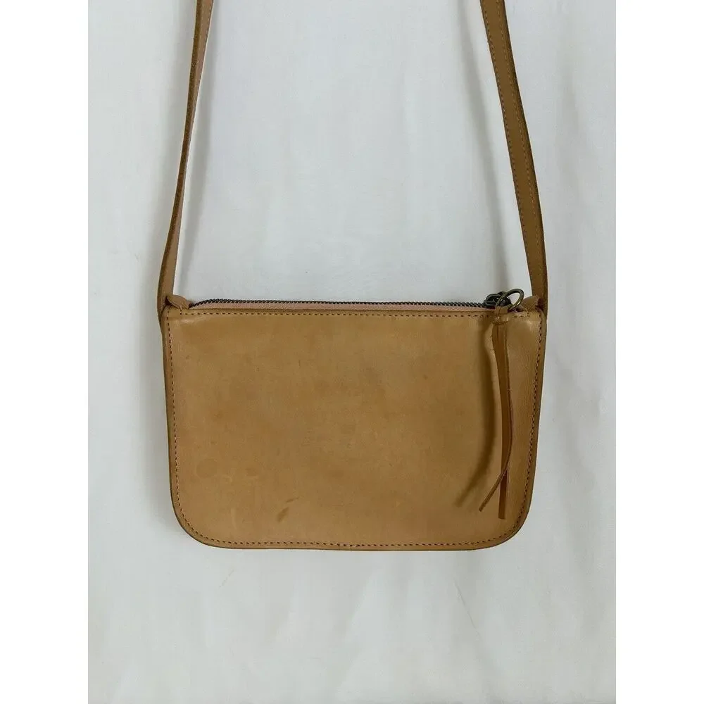 MADEWELL The Simple Crossbody Bag‎ Camel Leather